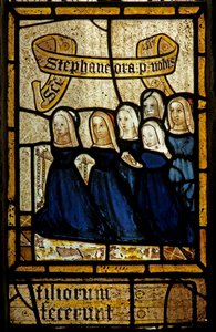 Window depicting donors - Martyn family by English School