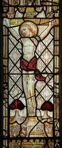 Window depicting the Crucifixion by English School