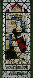 Window w2 depicting a donor - Elizabeth Pigot by English School