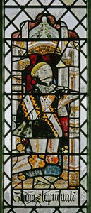 Window w2 depicting a donor - Thomas Clopton by English School