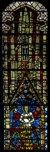 Window w32 depicting St George by English School