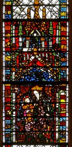 Window w39 depicting the Virgin and Child by English School