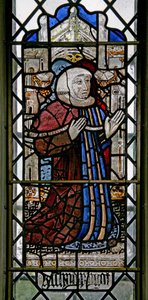 Window w3 depicting a donor - Richard Pigot