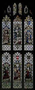 Window w6 depicting the third window from the east end of the north aisle
