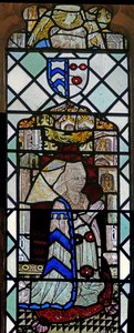 Window w7 depicting a donor - Elinor Darcey by English School