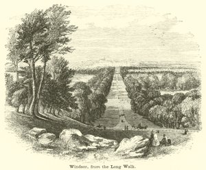 Windsor, from the Long Walk by English School