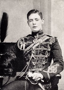 Winston Churchill as a Second Lieutenant in the 4th Queen