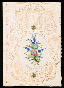 With My Kind Love, Valentine card, c.1858