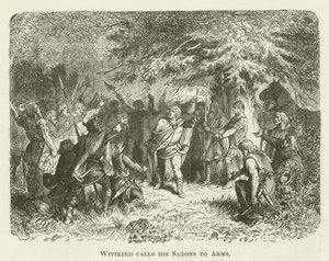 Widukind Calls His Saxons to Arms