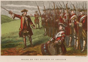 Wolfe on the Heights of Abraham by English School