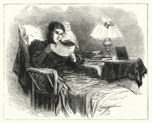 Woman learning of a bank failure and the loss of her money by English School