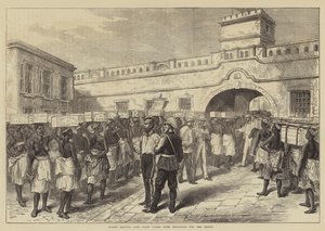 Women leaving Cape Coast Castle with Provisions for the Troops by English School