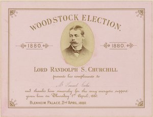 Woodstock Election 1880 by English School