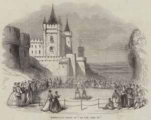 Wrestling Scene in "As You Like It" by English School