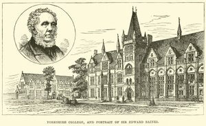 Yorkshire College, and portrait of Sir Edward Baines by English School