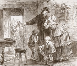 Zwingle Departing to Join the Army