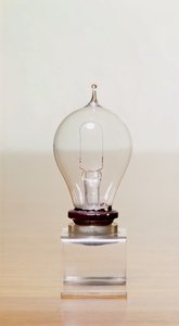 First commercial light bulb