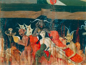 Demons and Damned in Hell (detail)