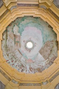 Vault with a Bird-Eye Perspective of the Sanctuary