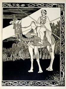 Enak before Gomorrah, from the book Judah illustrated by Ephraim Moses Lilien by Ephraim Moses Lilien