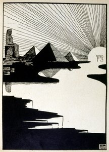 Passover Festival, from the book Judah illustrated by Ephraim Moses Lilien by Ephraim Moses Lilien