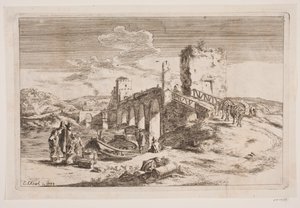Ponte Milvio by Erasmus Sigismund Resch