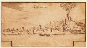 View of Cartagena, Spain, c.1642 by Ercole Frigoni Bazzicaluva