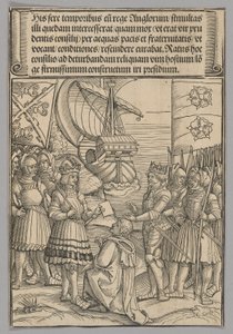 Maximilian and Henry VII of England, plate 11 from Historical Scenes from the Life of Emperor Maximilian I from the Triumphal Arch