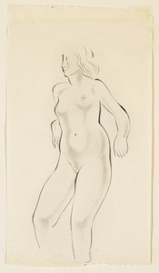 Study of a Female Nude by Eric Gill