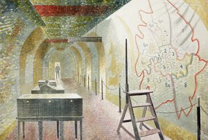 No 1 Map Corridor by Eric Ravilious