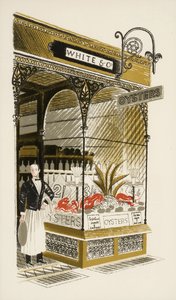 Oyster Bar, c.1938 by Eric Ravilious