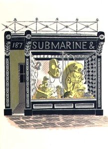 The Marine Suppliers, from High Street, by J.M. Richards, 1938 by Eric Ravilious