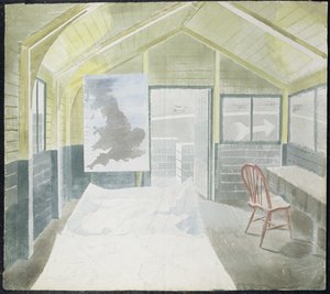 The Operations Room, c.1941-42 by Eric Ravilious
