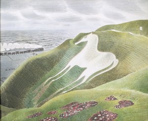 The Westbury Horse by Eric Ravilious