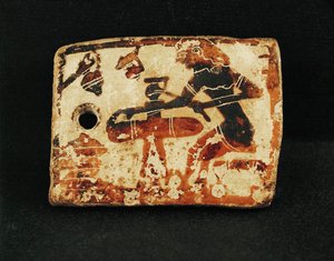 A Potter Sitting at His Wheel