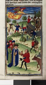 Excerpt: Text with Miniature from the Second Book of Kings