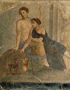 Mystic scene, Wall painting