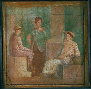 Nymph consulting the oracle