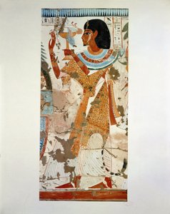 The high-priest Userhet offering a fowl