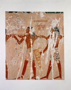 Two Cretan Tribute-Bearers by Erich Lessing