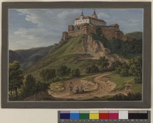 View of Castle Forchtenstein in Hungary