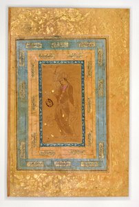 Young man with golden cup