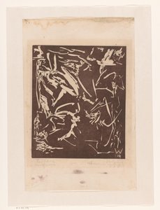 Abstract Composition by Erich Wichmann (signed by artist)