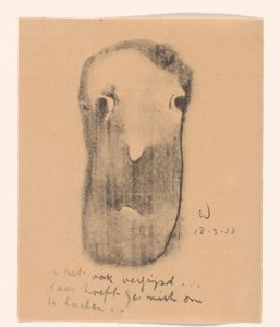 Caricatured Face (Idealists II and Further Notes) by Erich Wichmann