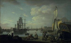 Copenhagen Harbor Seen from Larsens Plads by Erik Pauelsen