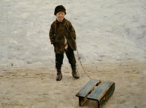 Briskeby Boy with Sledge