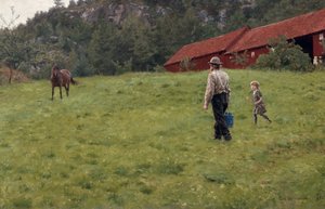 Water to the Horse by Erik Theodor Werenskiold