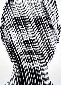 Abstract Line Portrait