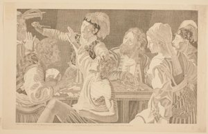 The Players by Erling Eckersberg
