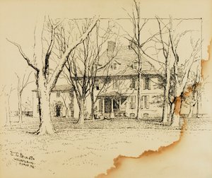 Home of the President of William and Mary College by Ernest C. Peixotto